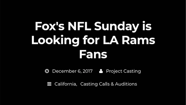 Illustration for article titled Why Your Team Sucks 2018: Los Angeles Rams